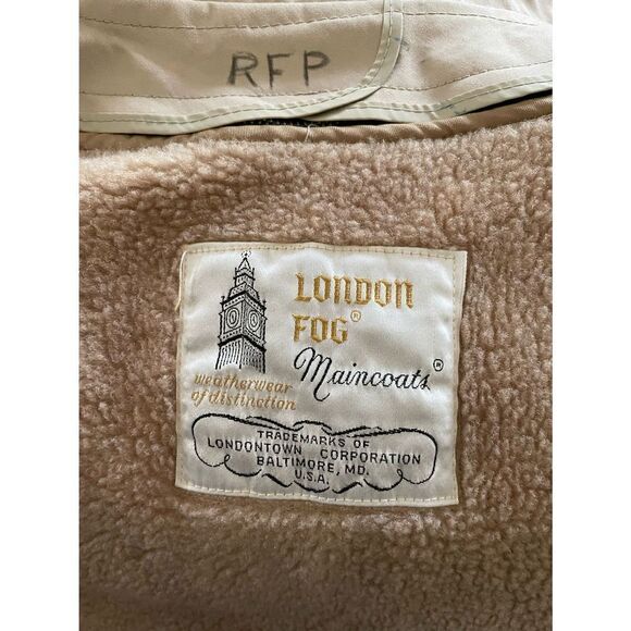 Vintage London Fog Double Breasted Maincoat Trench Coat 42 - Picture 6 of 10
